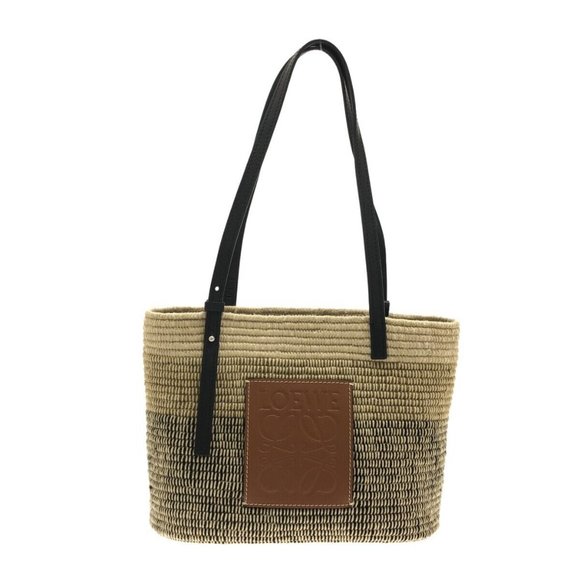 Loewe Handbags - ❌SOLD❌ Loewe Small Square Basket bag in raffia and calfskin - Ombre Black